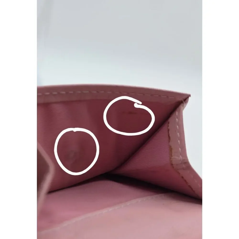 Christian Dior Trotter Wallet Pink Monogram Canvas Rhinestone #1 Compact Wallet